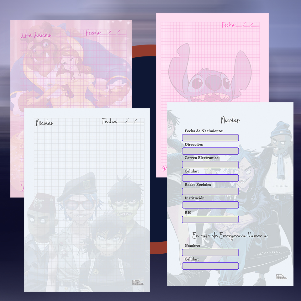 HOJAS PERSONALIZADAS